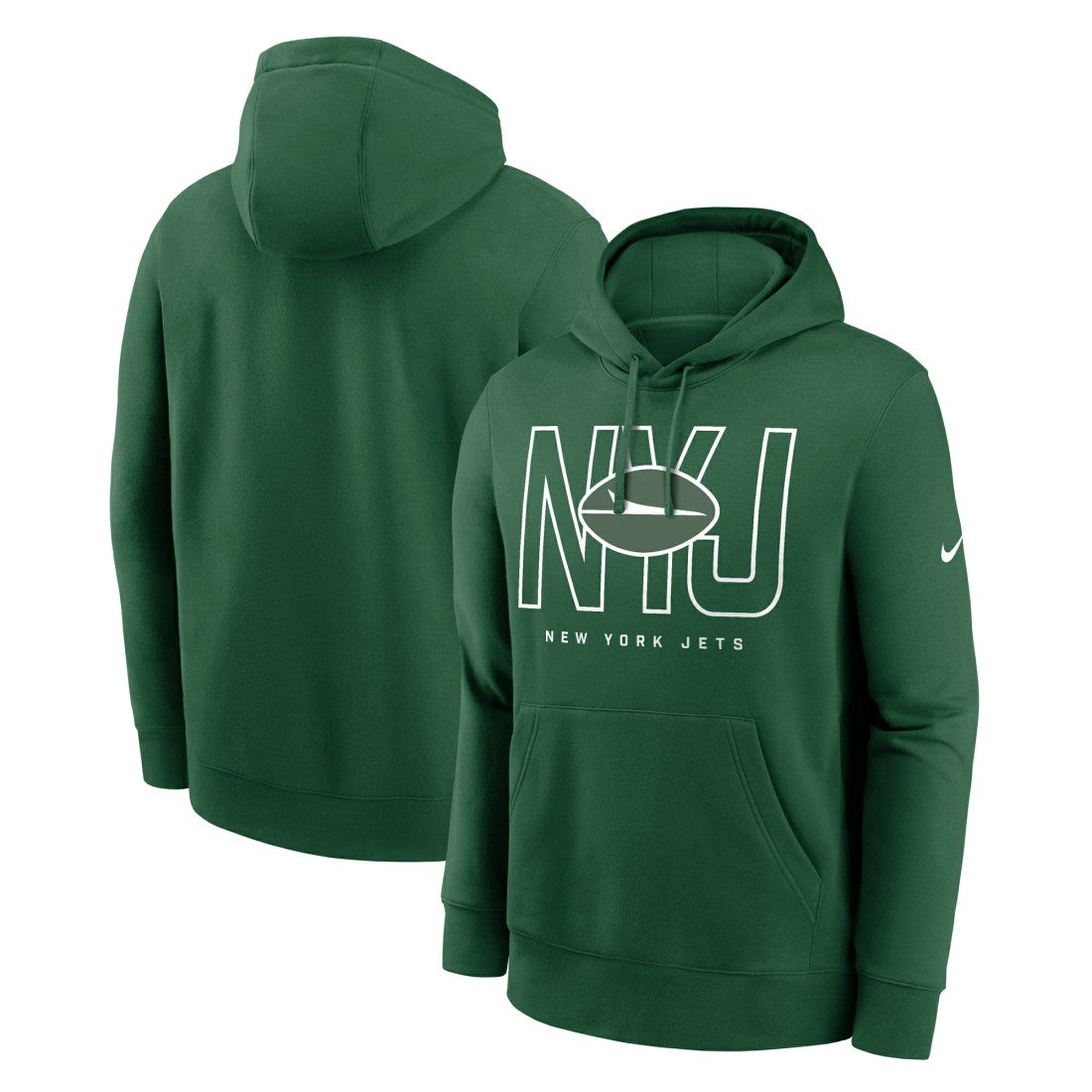 NFL New York Jets Busted Play Club Fleece Pullover Hoodie