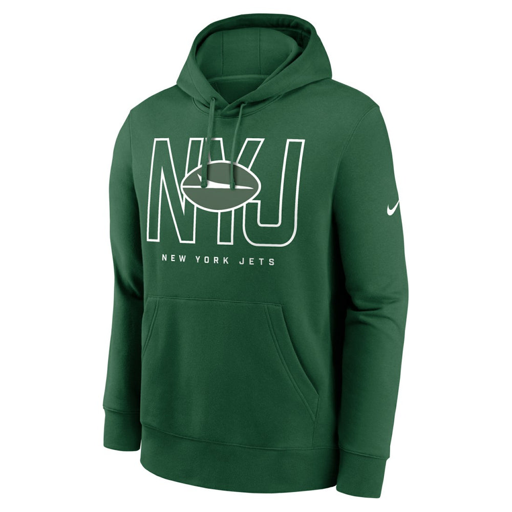 NFL New York Jets Busted Play Club Fleece Pullover Hoodie