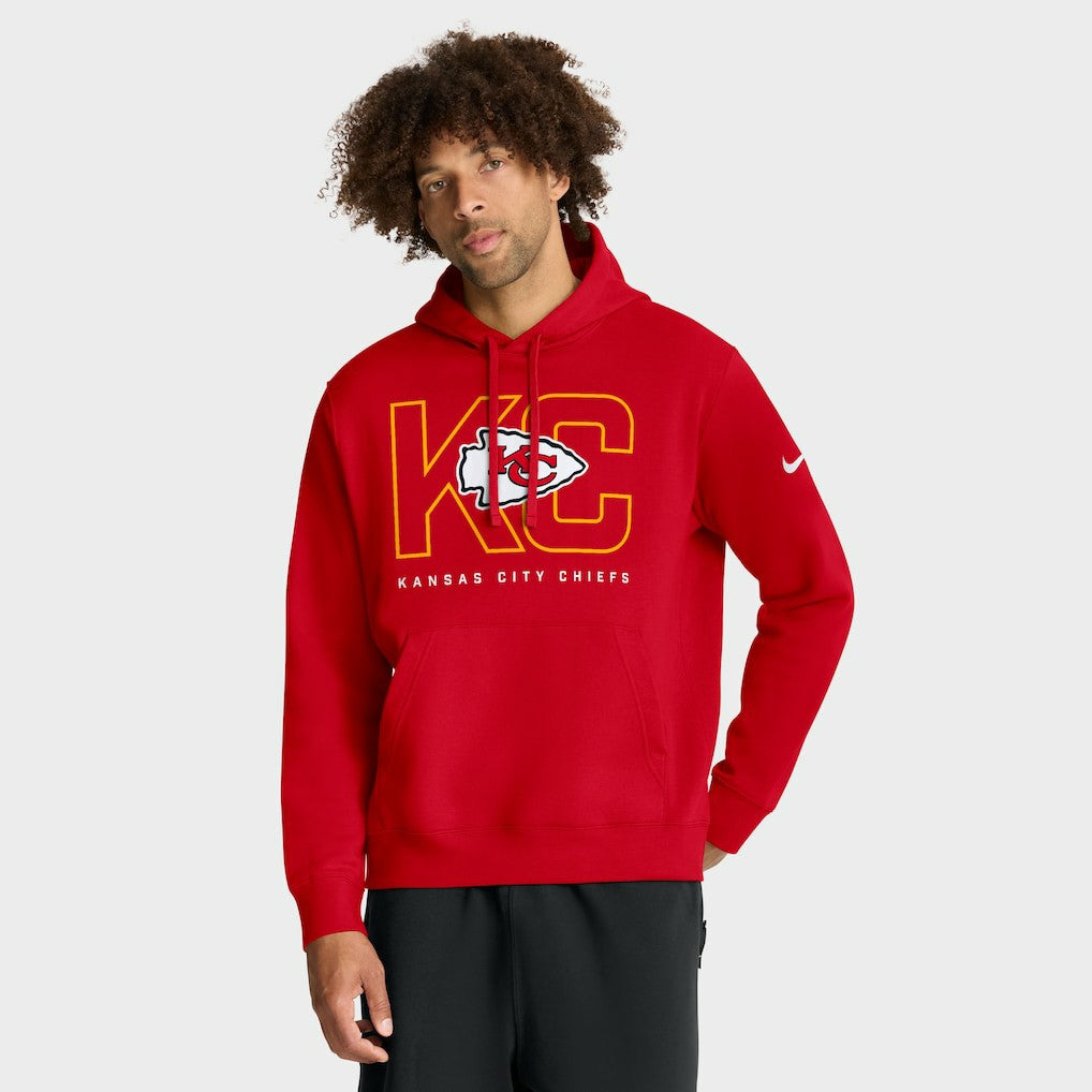 NFL Kansas City Chiefs Busted Play Club Fleece Pullover Hoodie