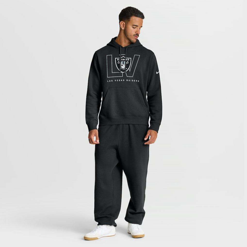 NFL Las Vegas Raiders Busted Play Club Fleece Pullover Hoodie