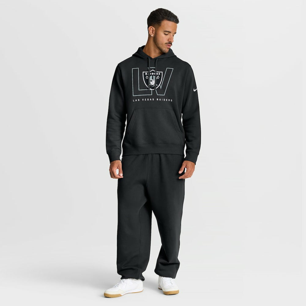 NFL Las Vegas Raiders Busted Play Club Fleece Pullover Hoodie