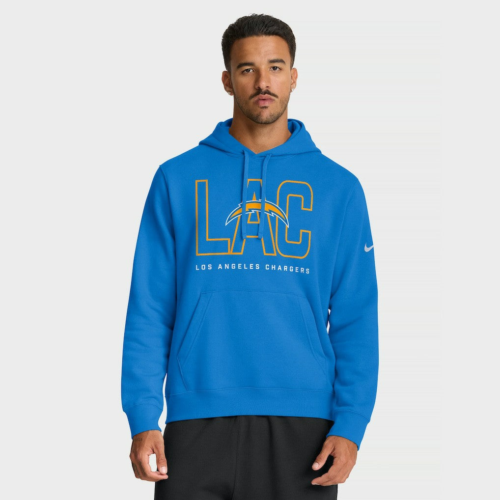 NFL Los Angeles Chargers Busted Play Club Fleece Pullover Hoodie