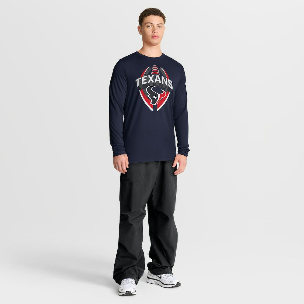NFL Houston Texans Primetime Legend Icon Performance Long Sleeve T-Shirt