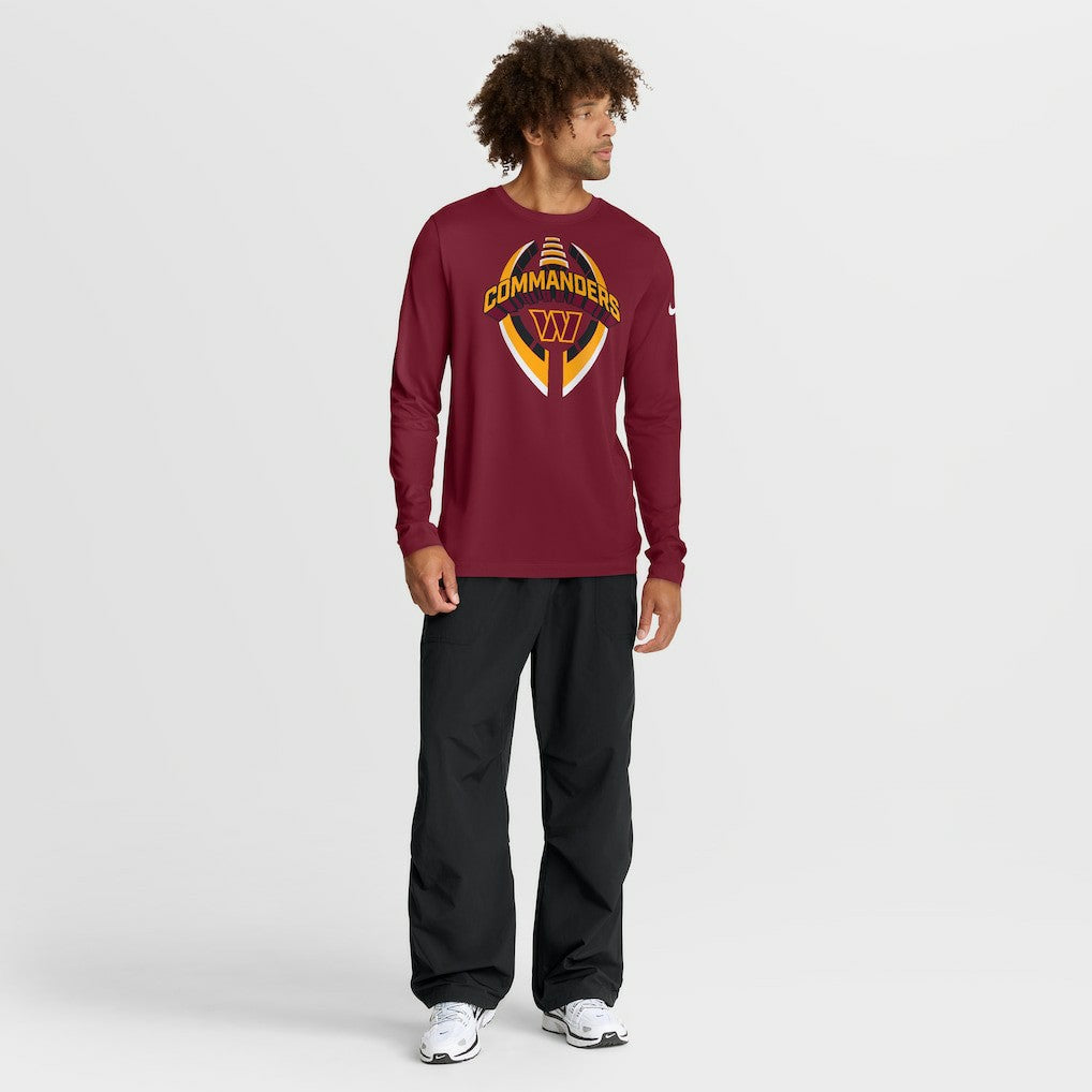 NFL Washington Commanders Primetime Legend Icon Performance Long Sleeve T-Shirt