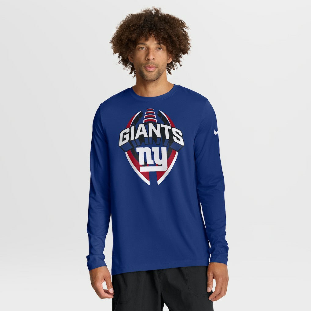 NFL New York Giants Primetime Legend Icon Performance Long Sleeve T-Shirt