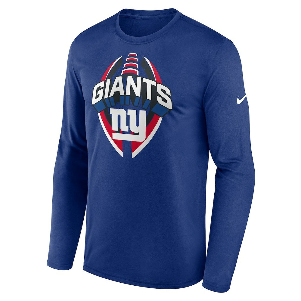 NFL New York Giants Primetime Legend Icon Performance Long Sleeve T-Shirt