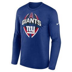 NFL New York Giants Primetime Legend Icon Performance Long Sleeve T-Shirt