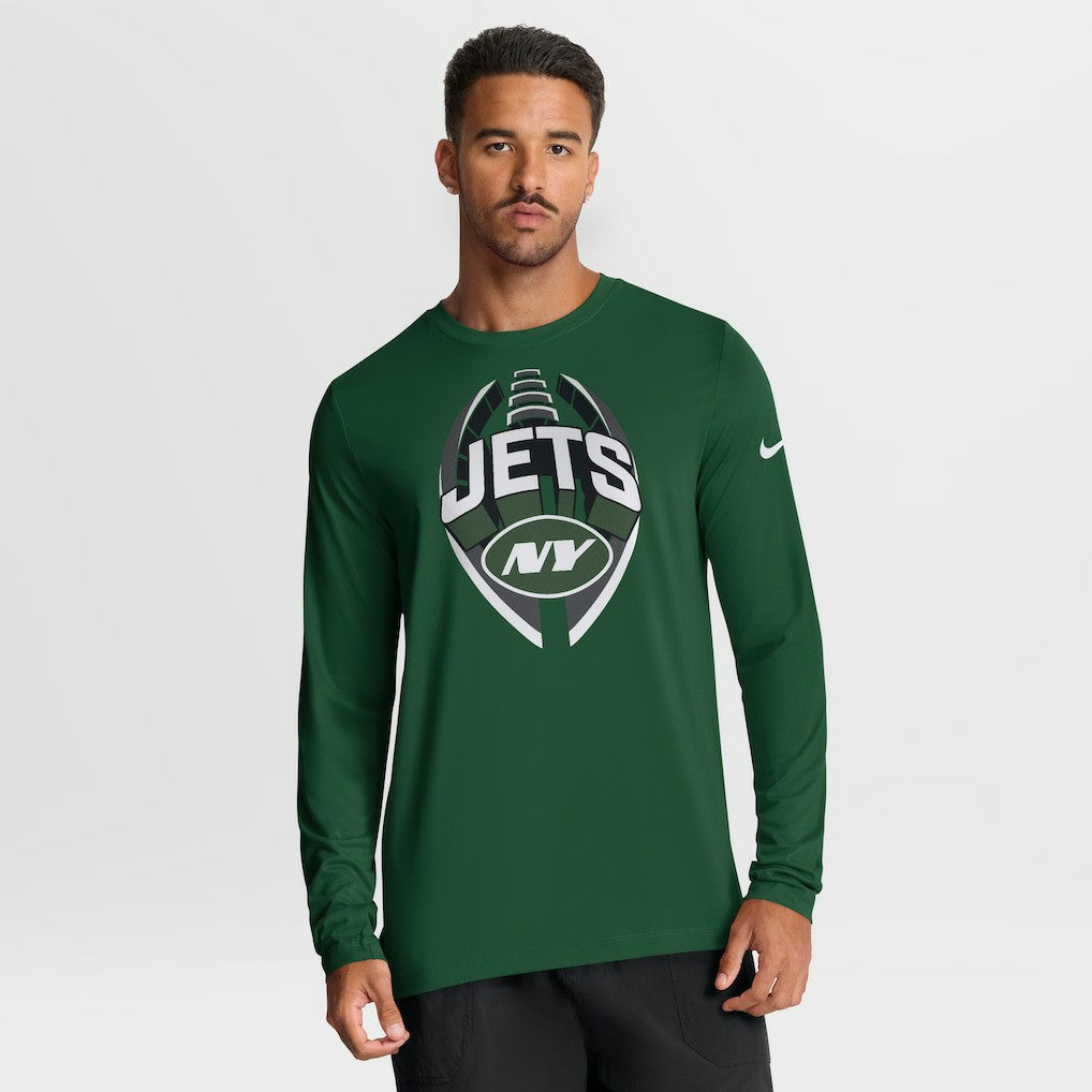 NFL New York Jets Primetime Legend Icon Performance Long Sleeve T-Shirt