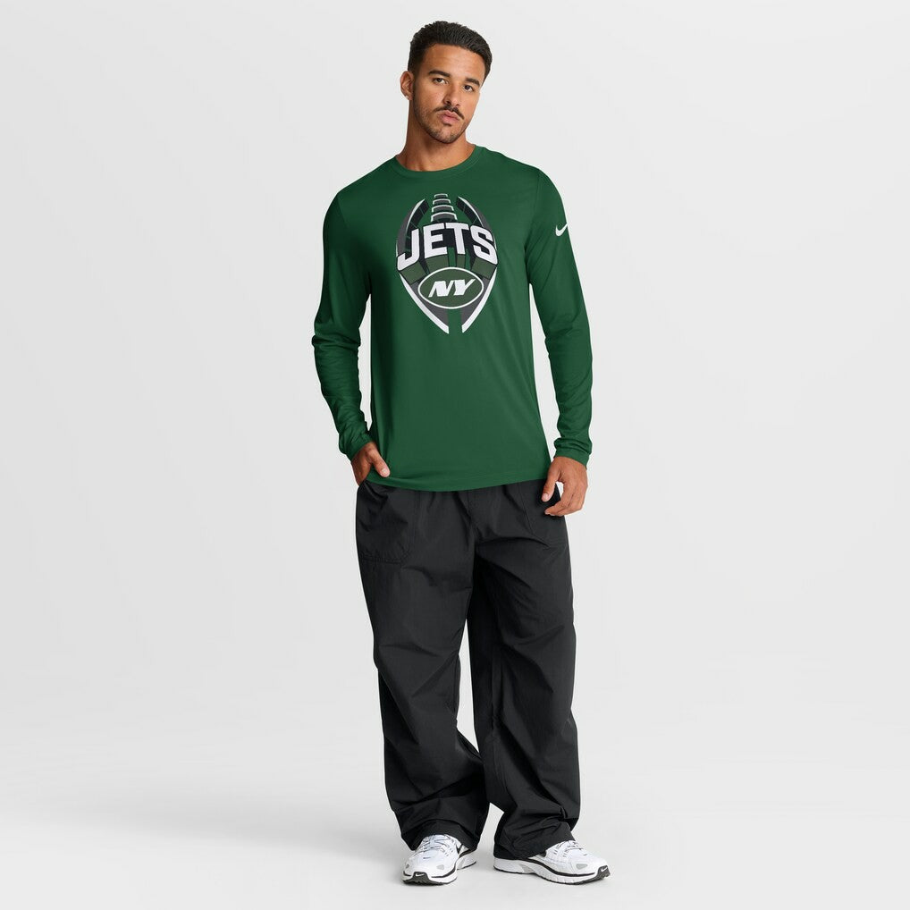 NFL New York Jets Primetime Legend Icon Performance Long Sleeve T-Shirt