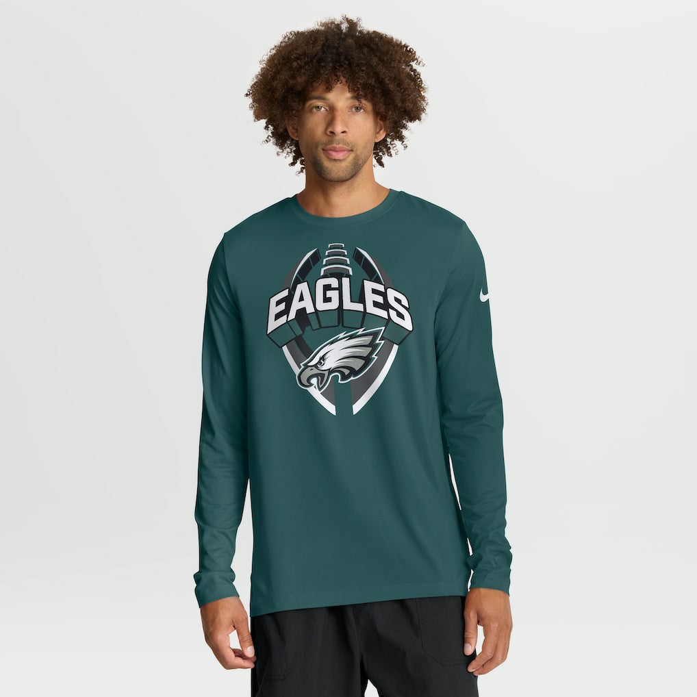 NFL Philadelphia Eagles Primetime Legend Icon Performance Long Sleeve T-Shirt