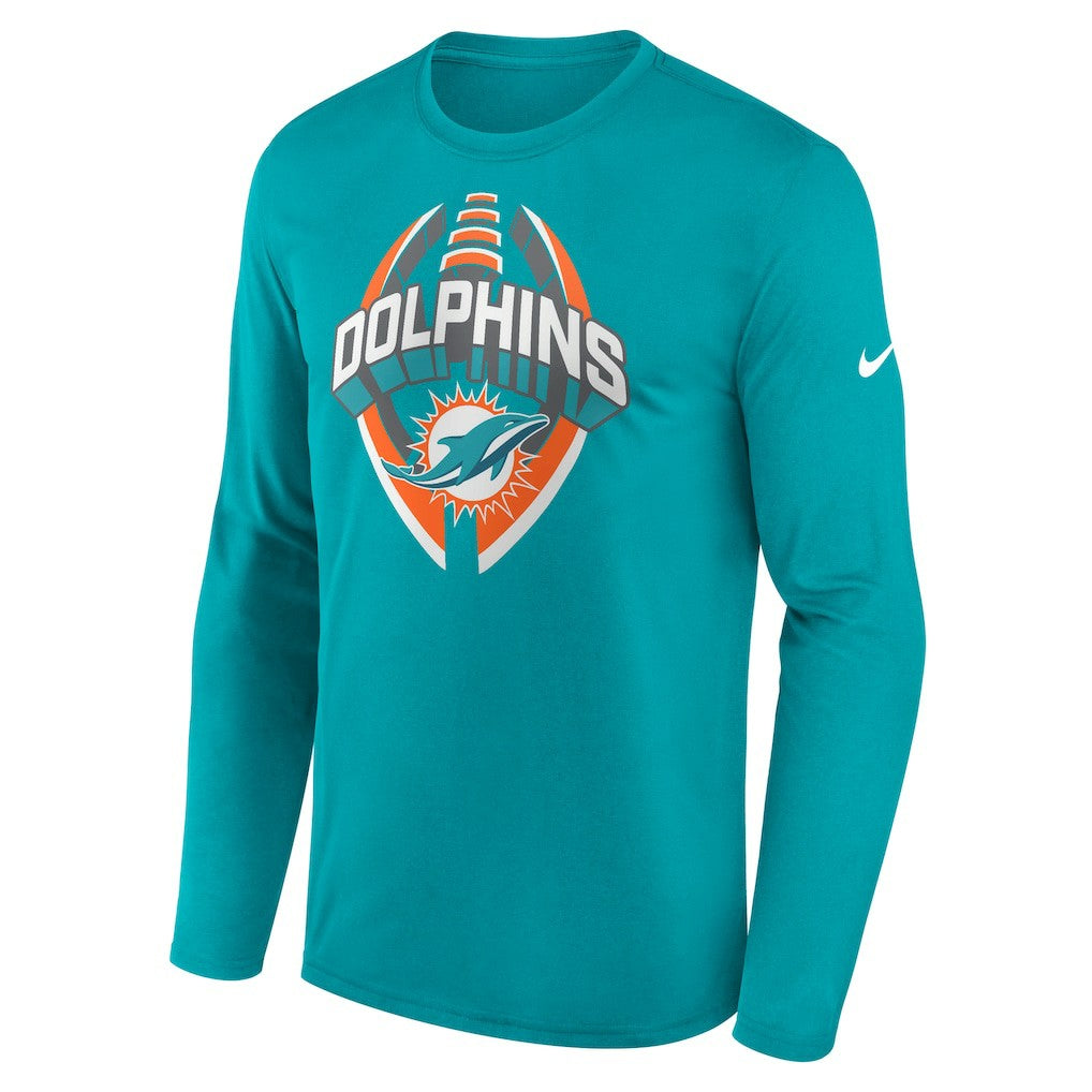 NFL Miami Dolphins Primetime Legend Icon Performance Long Sleeve T-Shirt