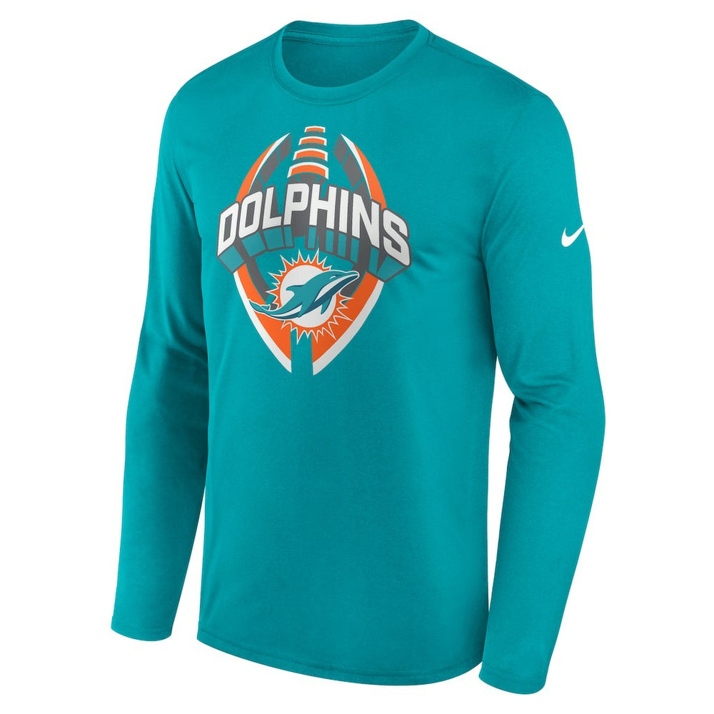NFL Miami Dolphins Primetime Legend Icon Performance Long Sleeve T-Shirt