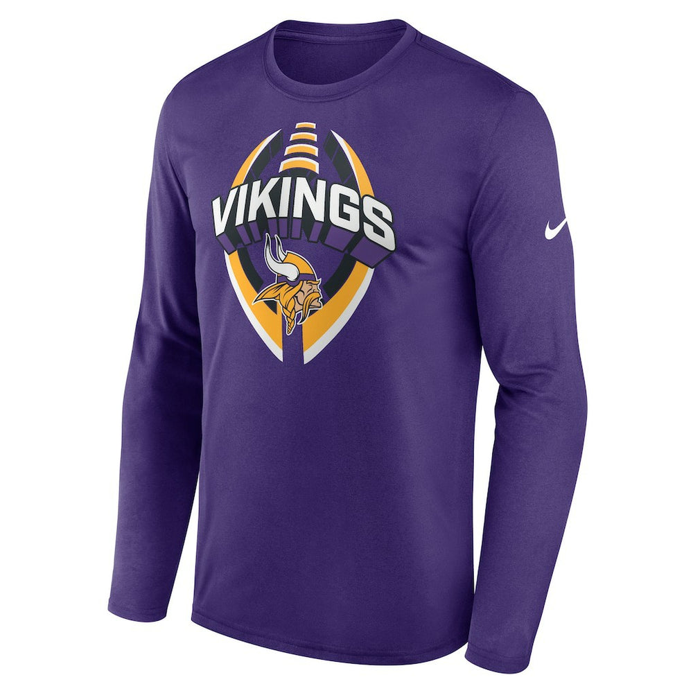 NFL Minnesota Vikings Primetime Legend Icon Performance Long Sleeve T-Shirt
