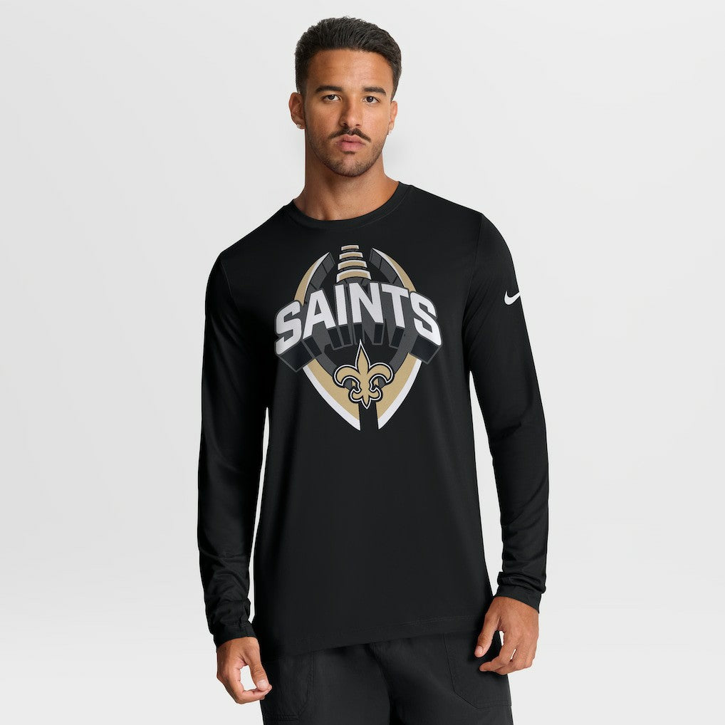 NFL New Orleans Saints Primetime Legend Icon Performance Long Sleeve T-Shirt