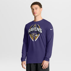 NFL Baltimore Ravens Primetime Legend Icon Performance Long Sleeve T-Shirt