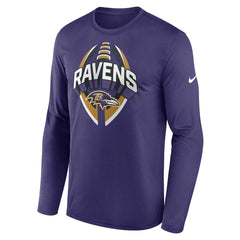 NFL Baltimore Ravens Primetime Legend Icon Performance Long Sleeve T-Shirt