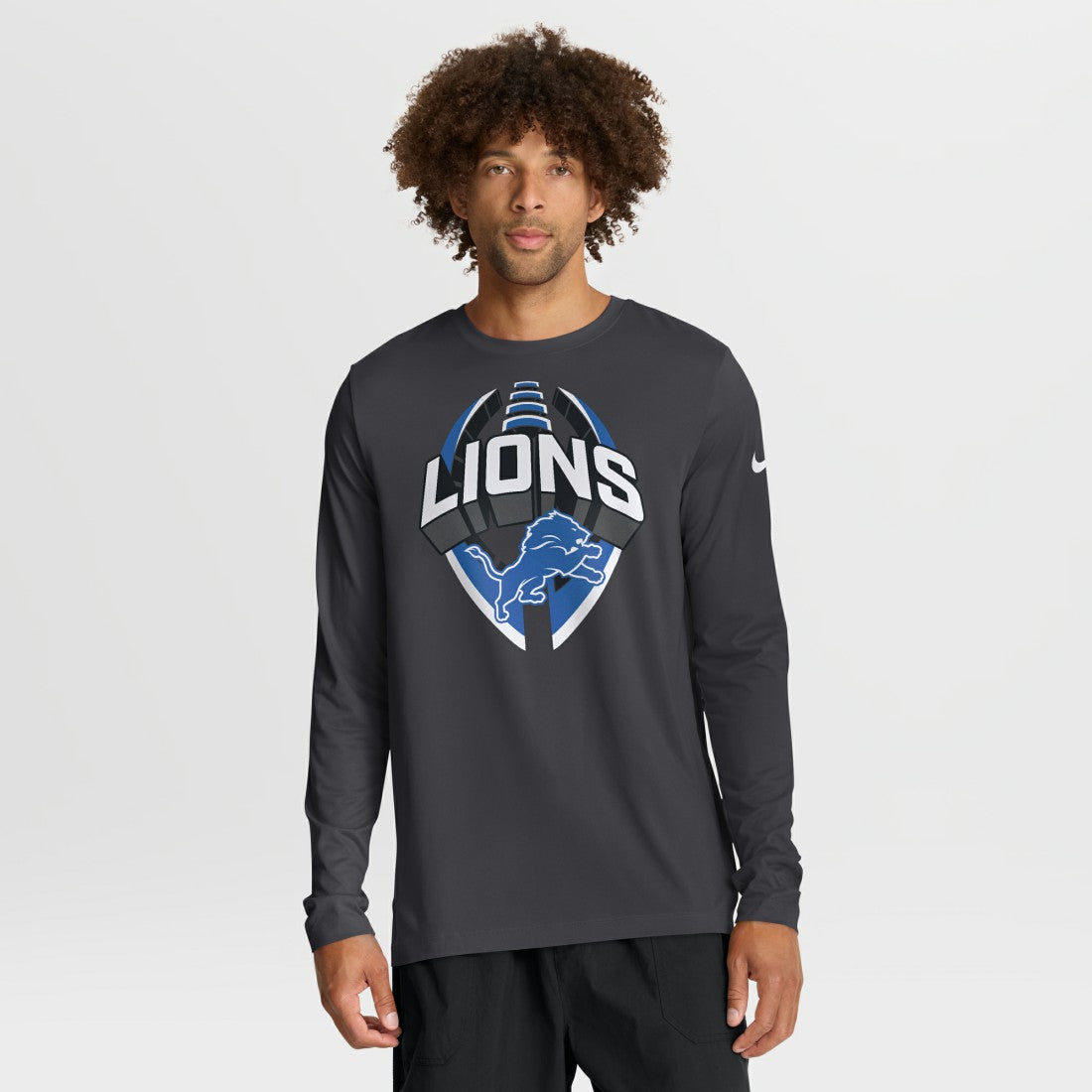 NFL Detroit Lions Primetime Legend Icon Performance Long Sleeve T-Shirt