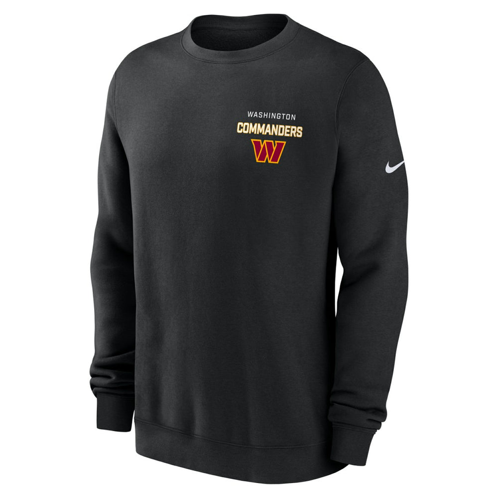 NFL Washington Commanders Primetime Club Fleece Pullover Sweatshirt