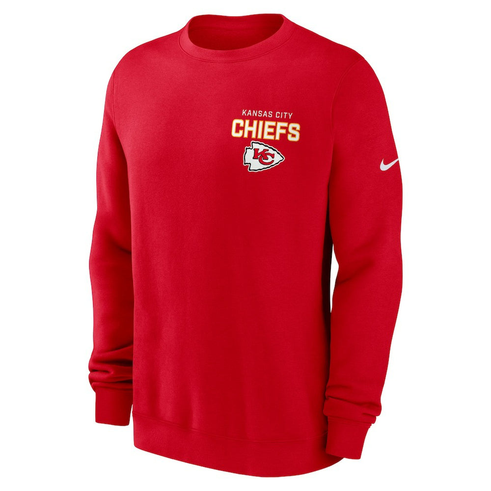 NFL Kansas City Chiefs Primetime Club Fleece Pullover Sweatshirt