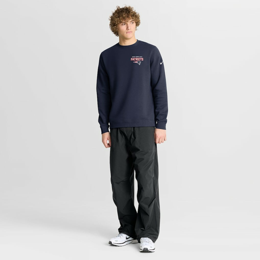 NFL New England Patriots Primetime Club Fleece Pullover Sweatshirt