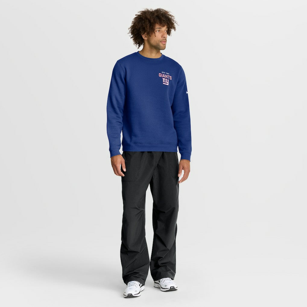 NFL New York Giants Primetime Club Fleece Pullover Sweatshirt