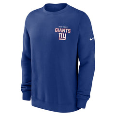 NFL New York Giants Primetime Club Fleece Pullover Sweatshirt