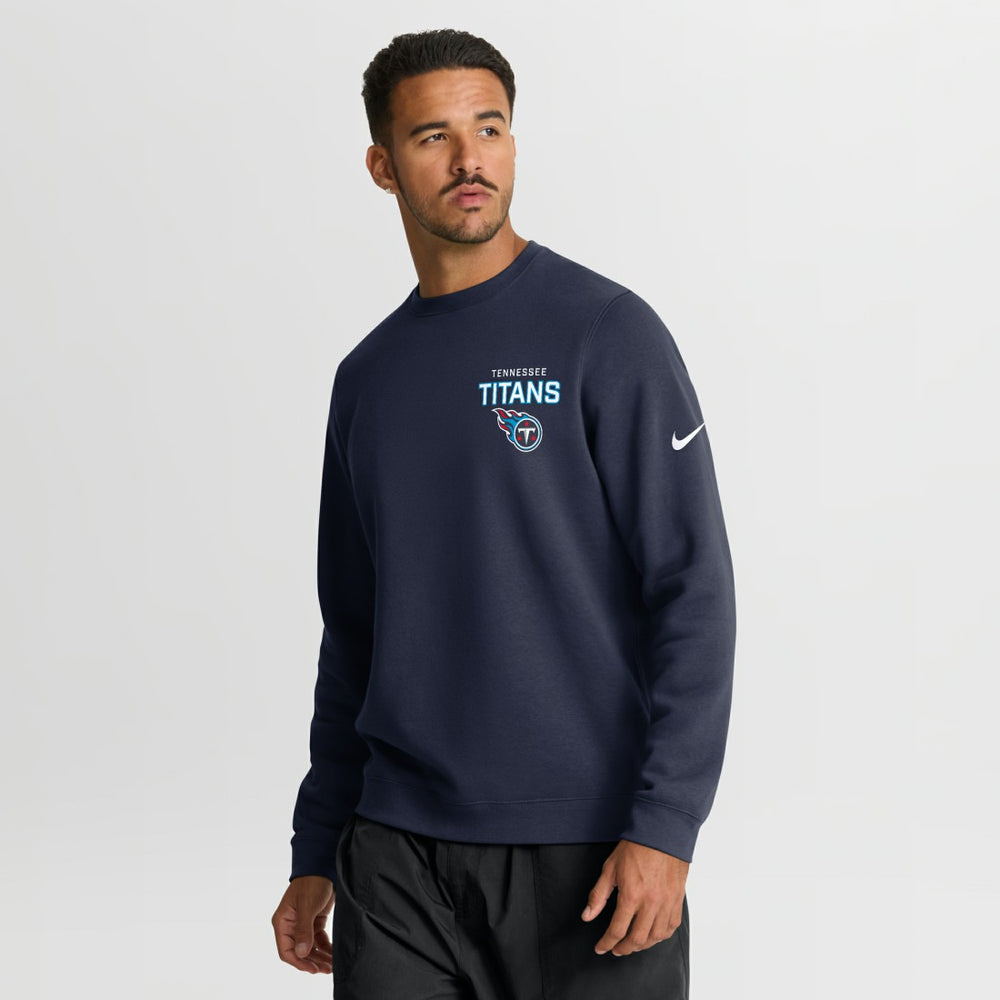 NFL Tennessee Titans Primetime Club Fleece Pullover Sweatshirt