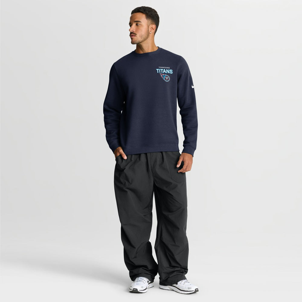 NFL Tennessee Titans Primetime Club Fleece Pullover Sweatshirt