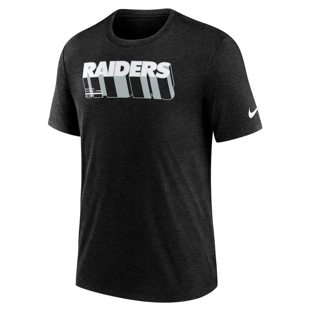 NFL Las Vegas Raiders Long Pass Tri-Blend T-Shirt
