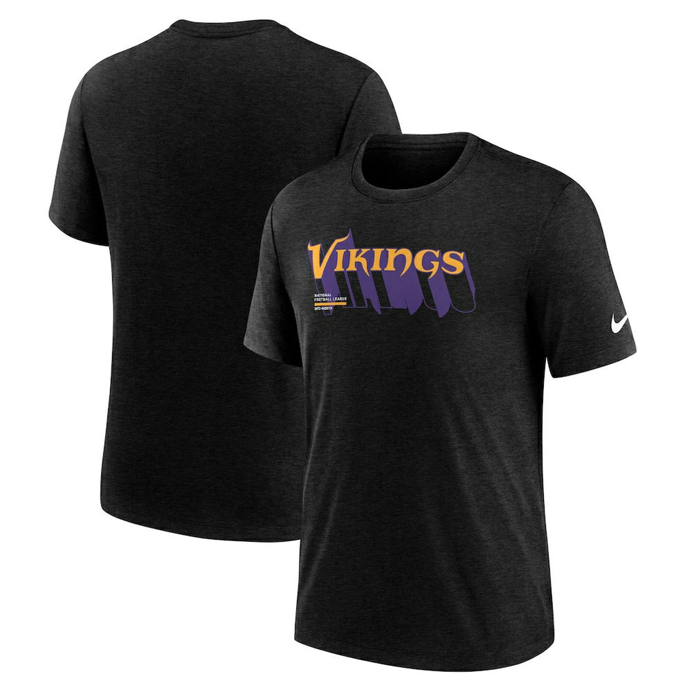 NFL Minnesota Vikings Long Pass Tri-Blend T-Shirt