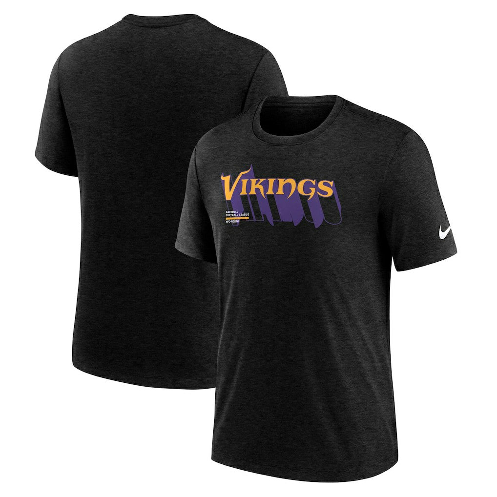 NFL Minnesota Vikings Long Pass Tri-Blend T-Shirt