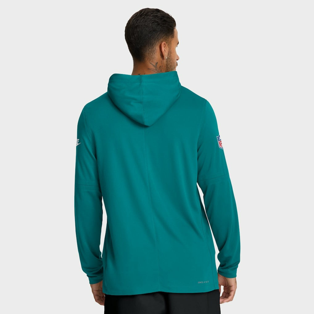 NFL Miami Dolphins Big & Tall Alt Pack Dri-FIT Long Sleeve Hoodie T-Shirt