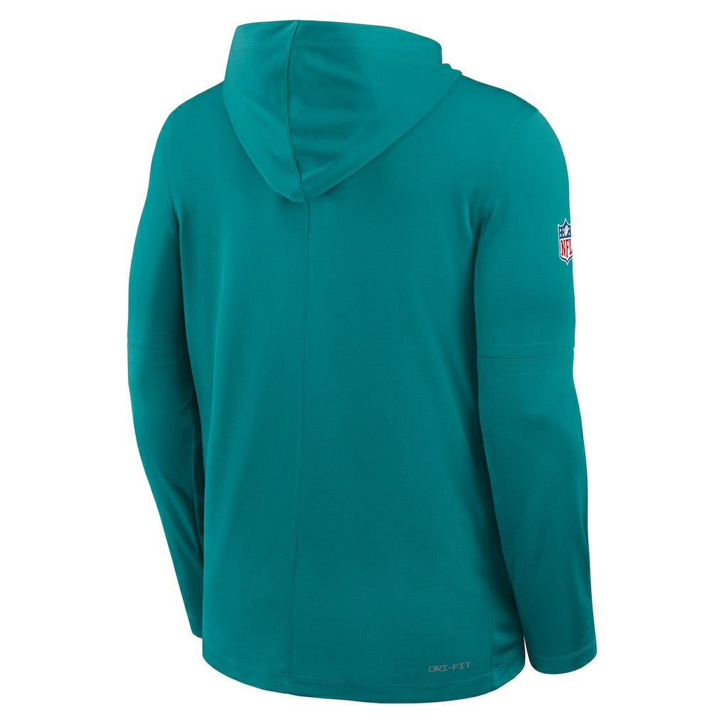 NFL Miami Dolphins Big & Tall Alt Pack Dri-FIT Long Sleeve Hoodie T-Shirt