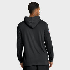 NFL Cincinnati Bengals Big & Tall Sideline Dri-FIT Long Sleeve Hoodie T-Shirt
