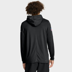 NFL Detroit Lions Big & Tall Sideline Dri-FIT Long Sleeve Hoodie T-Shirt