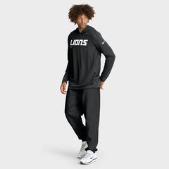 NFL Detroit Lions Big & Tall Sideline Dri-FIT Long Sleeve Hoodie T-Shirt