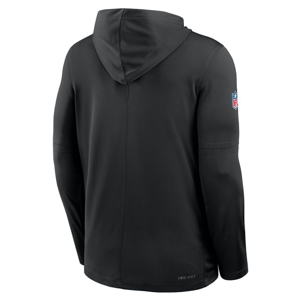NFL Detroit Lions Big & Tall Sideline Dri-FIT Long Sleeve Hoodie T-Shirt