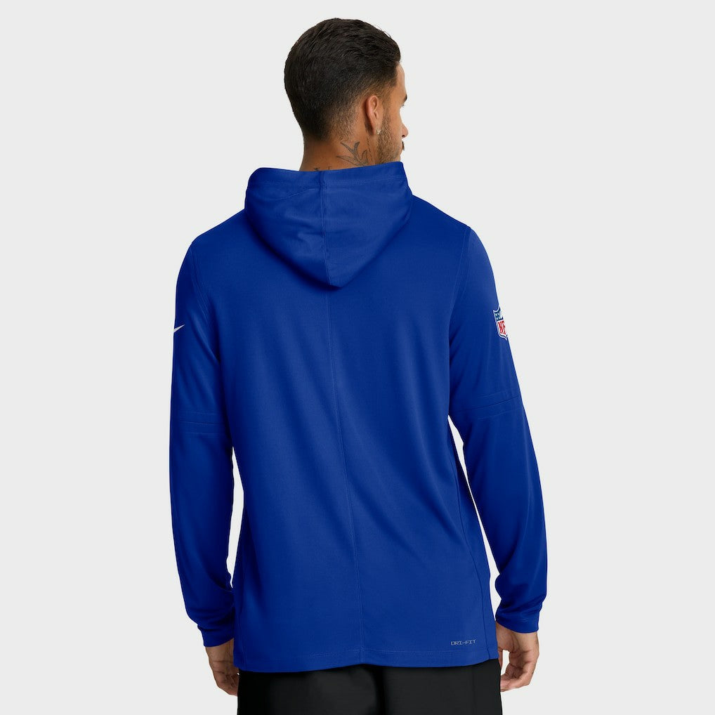 NFL Buffalo Bills Big & Tall Sideline Dri-FIT Long Sleeve Hoodie T-Shirt