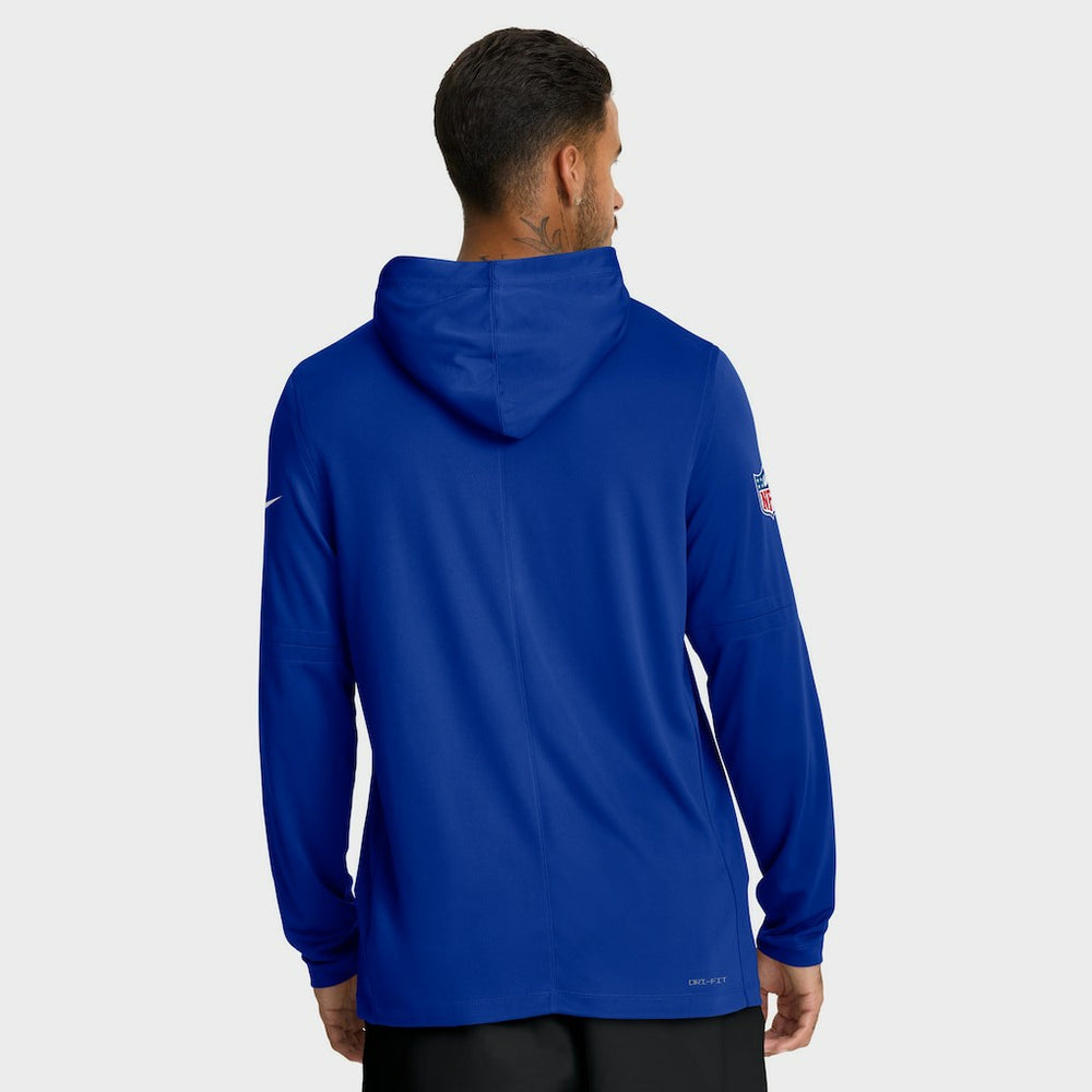 NFL Buffalo Bills Big & Tall Sideline Dri-FIT Long Sleeve Hoodie T-Shirt