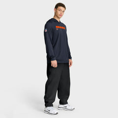 NFL Chicago Bears Big & Tall Sideline Dri-FIT Long Sleeve Hoodie T-Shirt