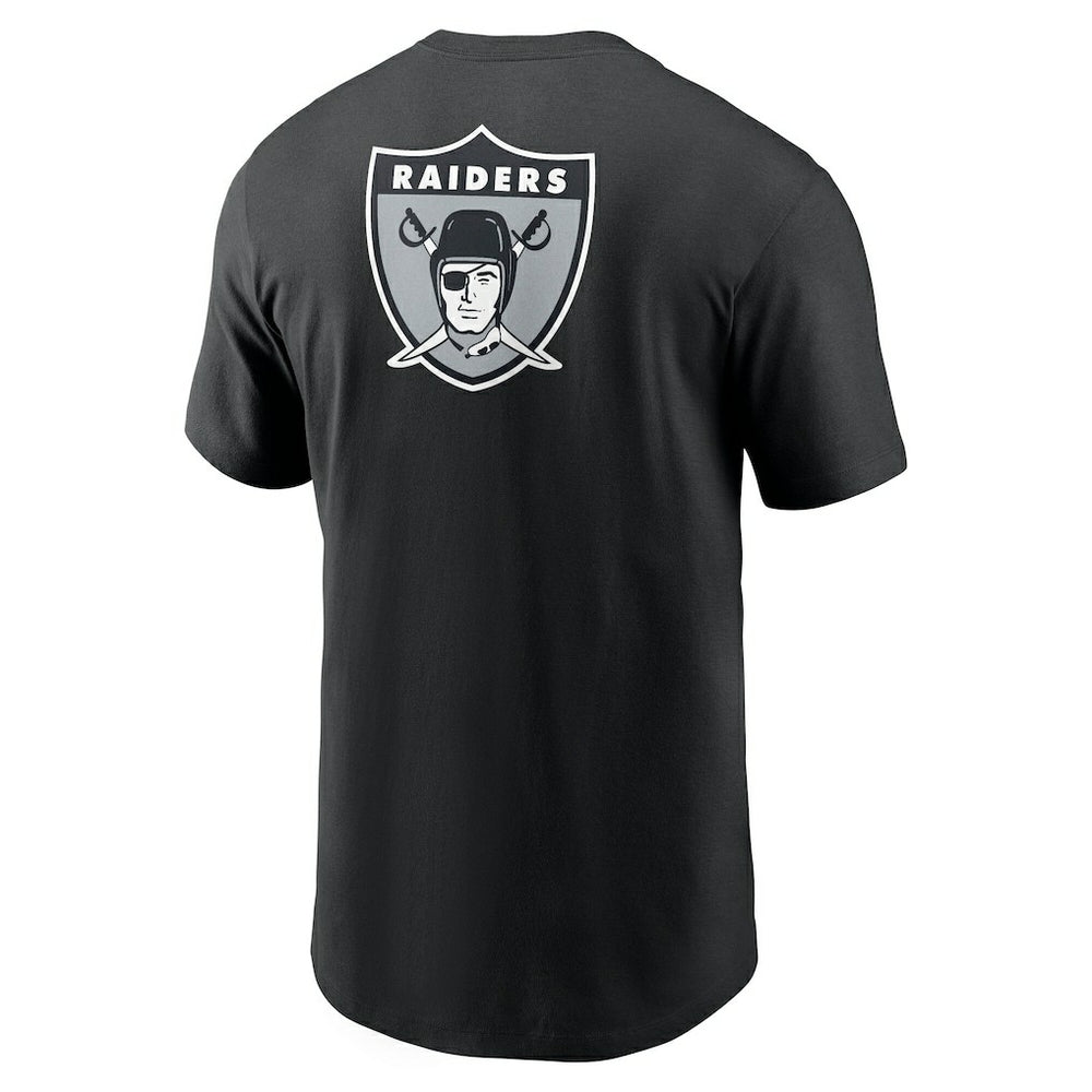 NFL Las Vegas Raiders Rewind Front and Back Hit Essential T-Shirt