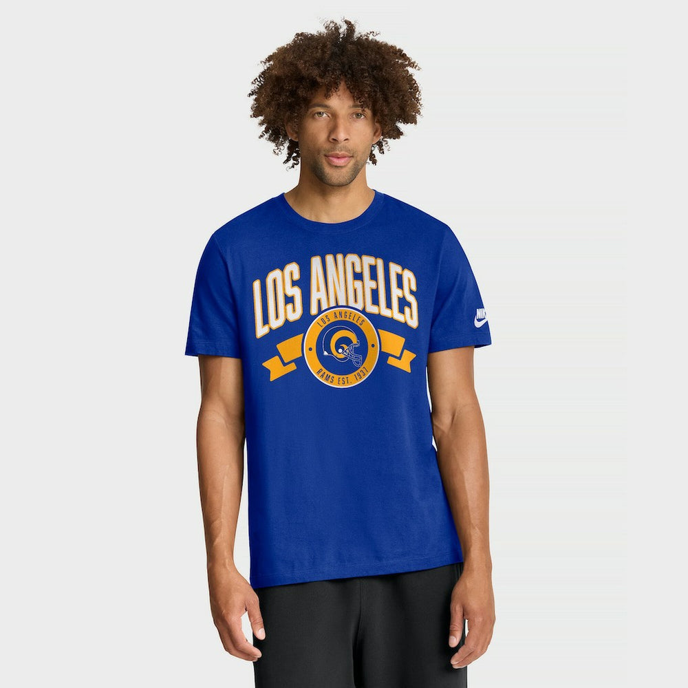 NFL Los Angeles Rams Rewind Front and Back Hit Essential T-Shirt