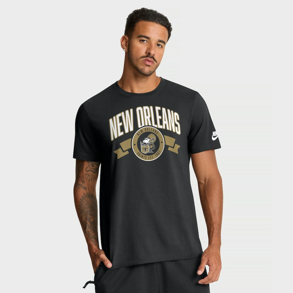 NFL New Orleans Saints Rewind Front and Back Hit Essential T-Shirt