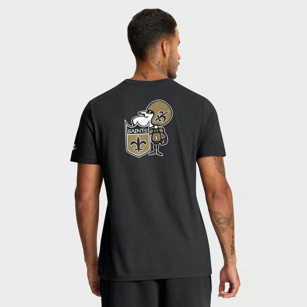 NFL New Orleans Saints Rewind Front and Back Hit Essential T-Shirt