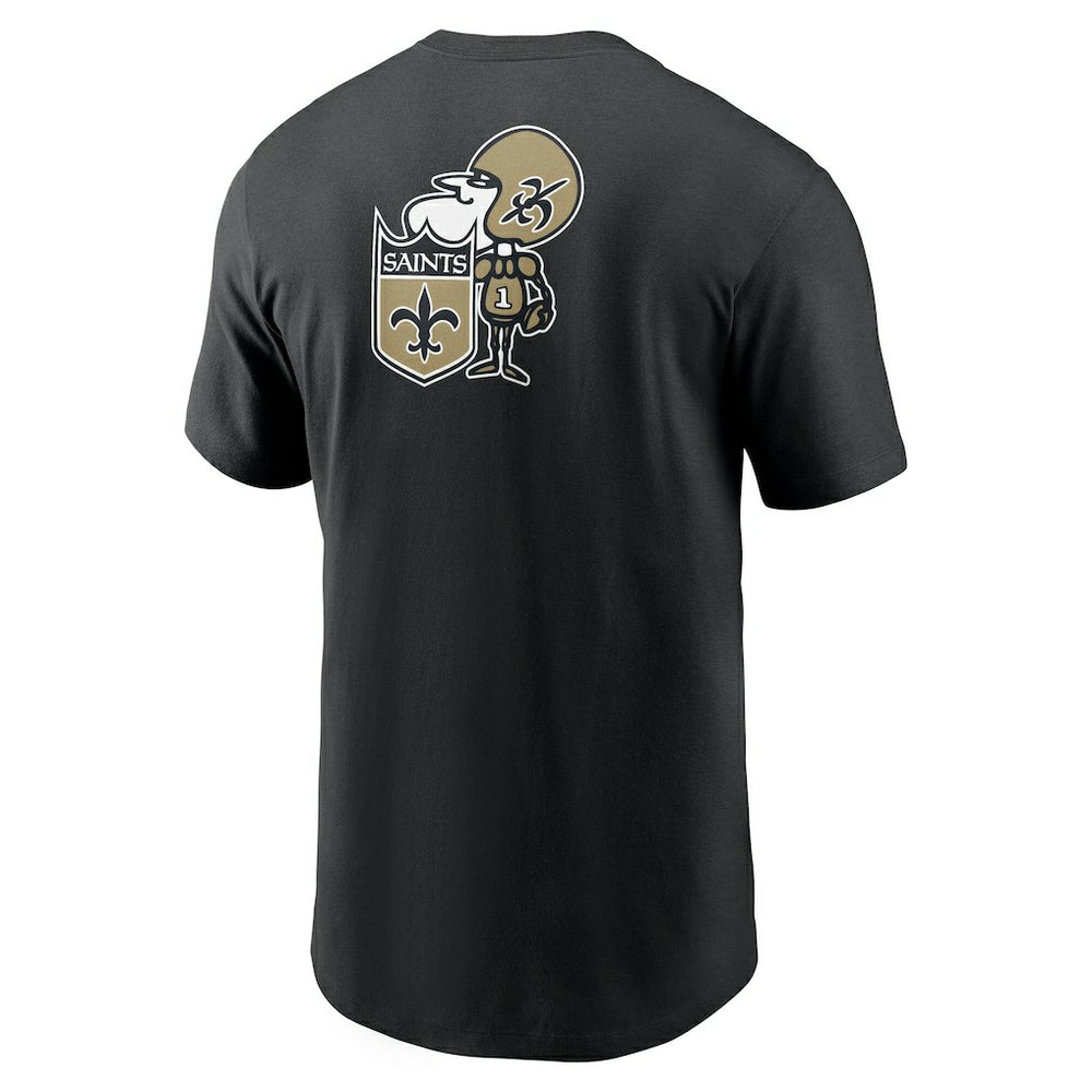 NFL New Orleans Saints Rewind Front and Back Hit Essential T-Shirt