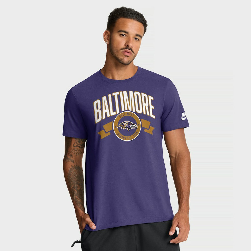 NFL Baltimore Ravens Rewind Front and Back Hit Essential T-Shirt