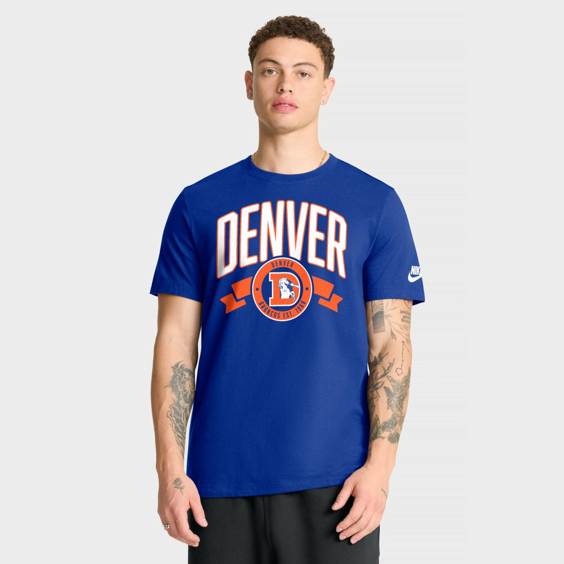 NFL Denver Broncos Rewind Front and Back Hit Essential T-Shirt