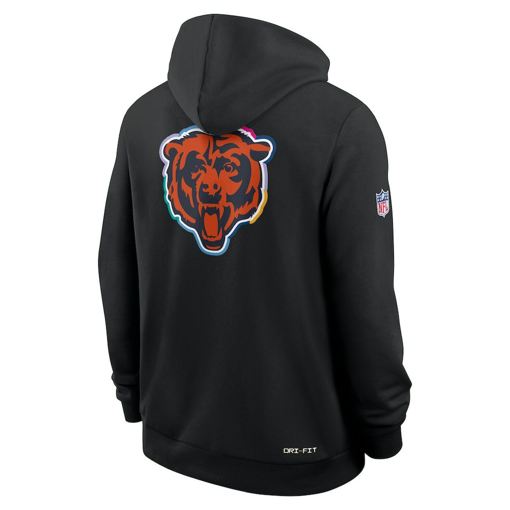 NFL Chicago Bears Tall 2025 NFL Crucial Catch Sideline Standard Issue Dri-FIT Hoodie