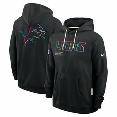 NFL Detroit Lions Tall 2025 NFL Crucial Catch Sideline Standard Issue Dri-FIT Hoodie