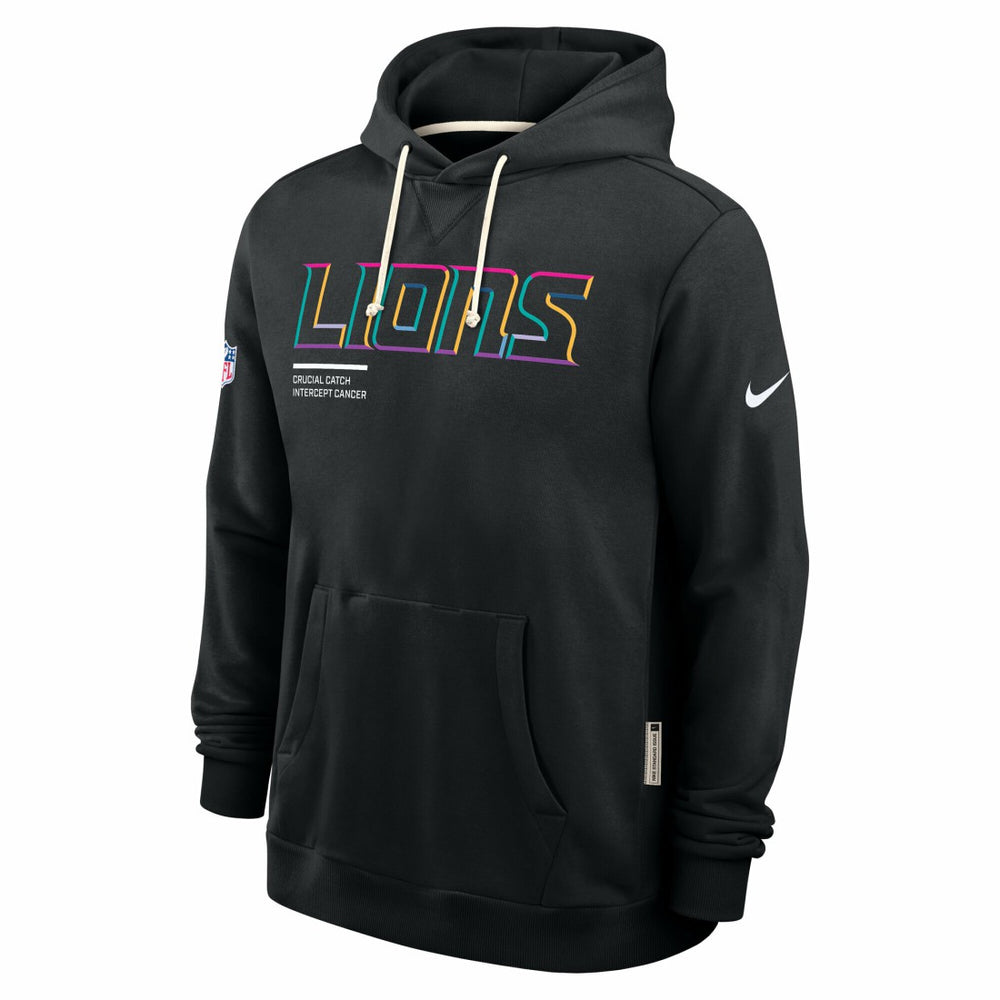 NFL Detroit Lions Tall 2025 NFL Crucial Catch Sideline Standard Issue Dri-FIT Hoodie